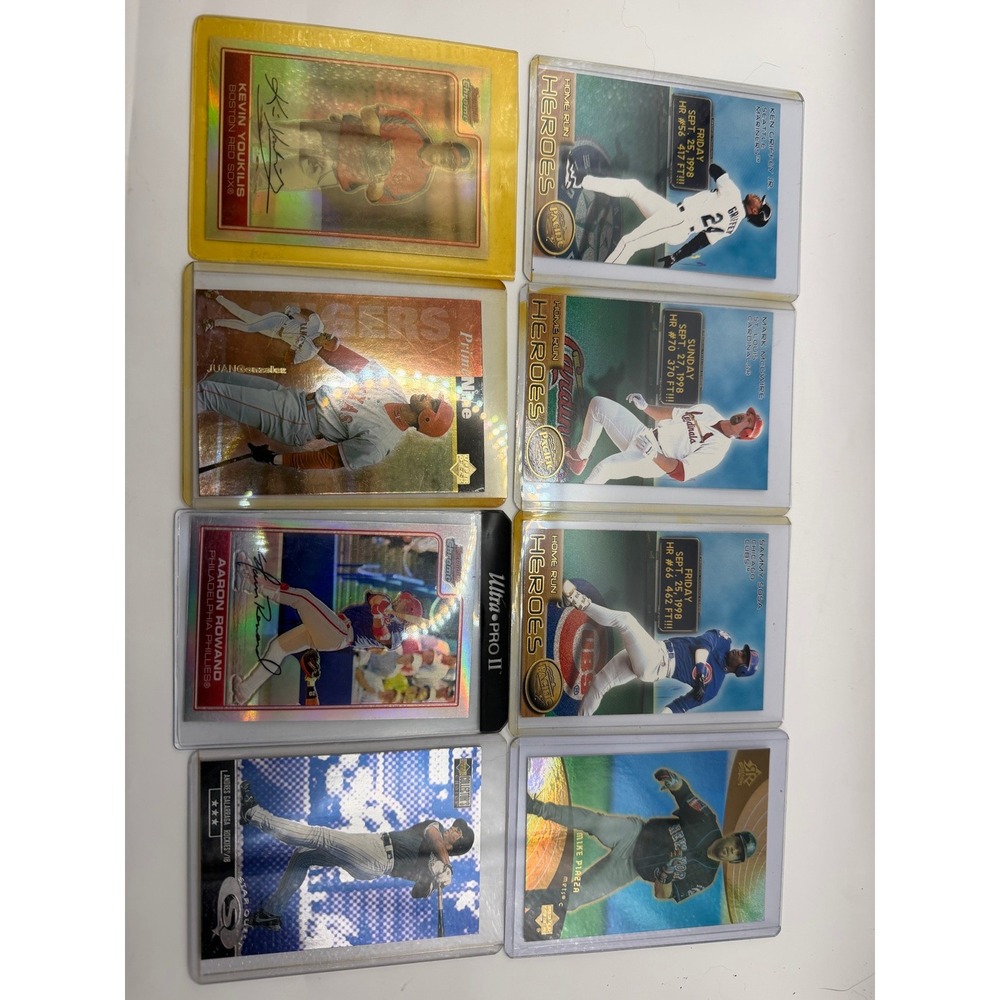 LOT 1 8-Card Baseball Stars Lot: Griffey McGwire Sosa Pacific HR Heroes Piazza